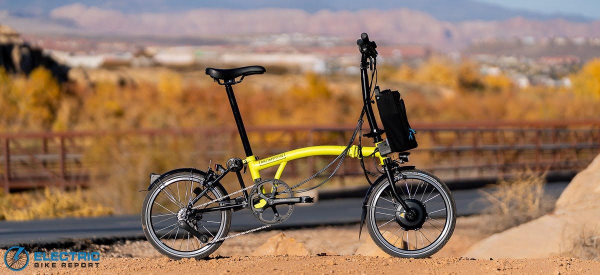 Brompton Electric C Line 12-Speed Folding Electric Bike