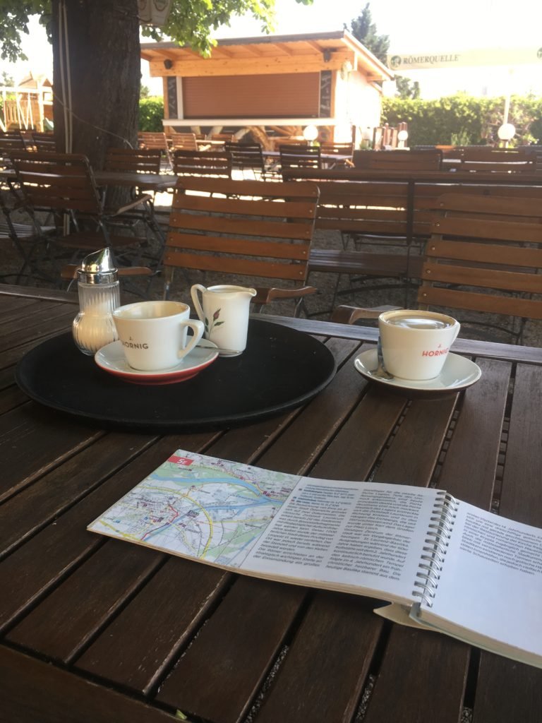 planning over morning coffee