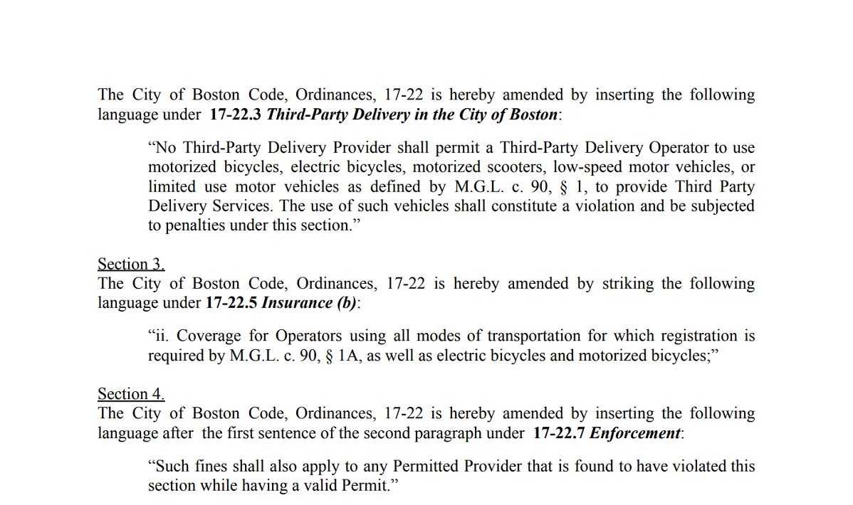 Boston Ordinance