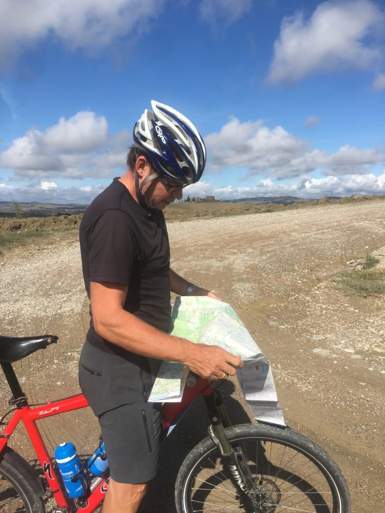 Pete map in Tuscany